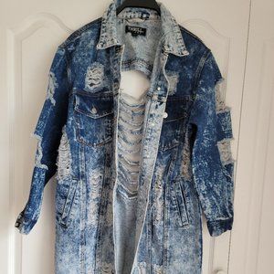 Distressed Denim Jacket